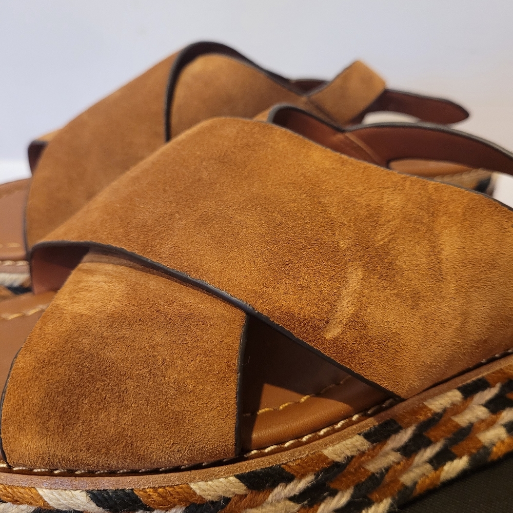 NWT Suede Platform Sandals - Picture 5 of 6